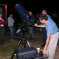 Bob Forgiel shows his new Meade SCT at AstroAssembly 2007