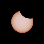 Partial phase of 2017 solar eclipse